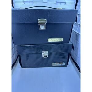 2 Nintendo NES 10 Game Storage Case Black Carry Box Travel Case For Cartridges